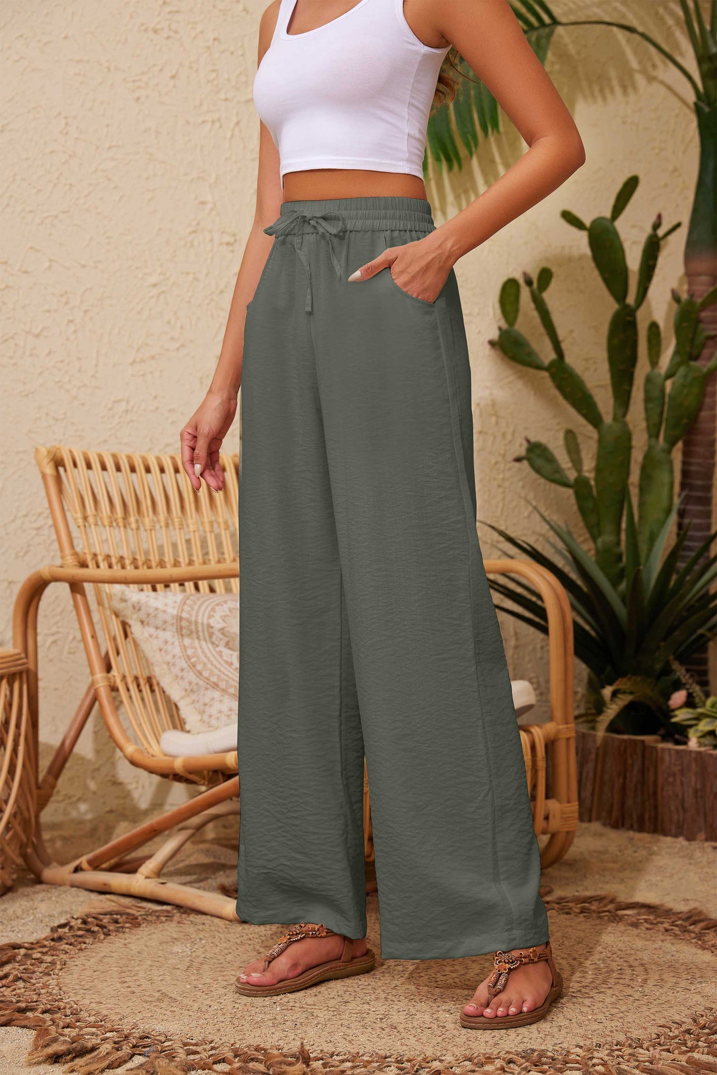 Grayish green