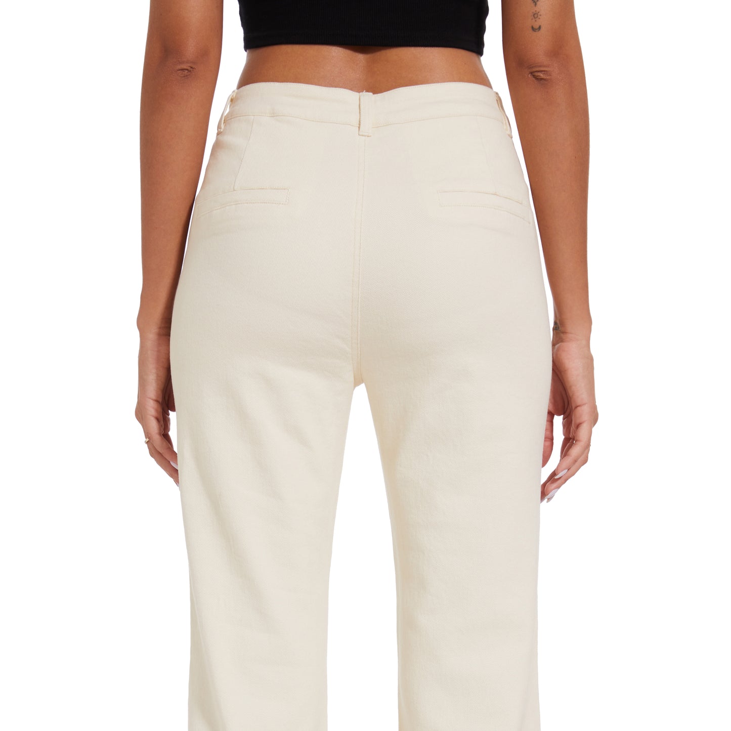 Women Long Baggy Jeans Stretchy Long Flowy Skinny Denim Pants with Pockets