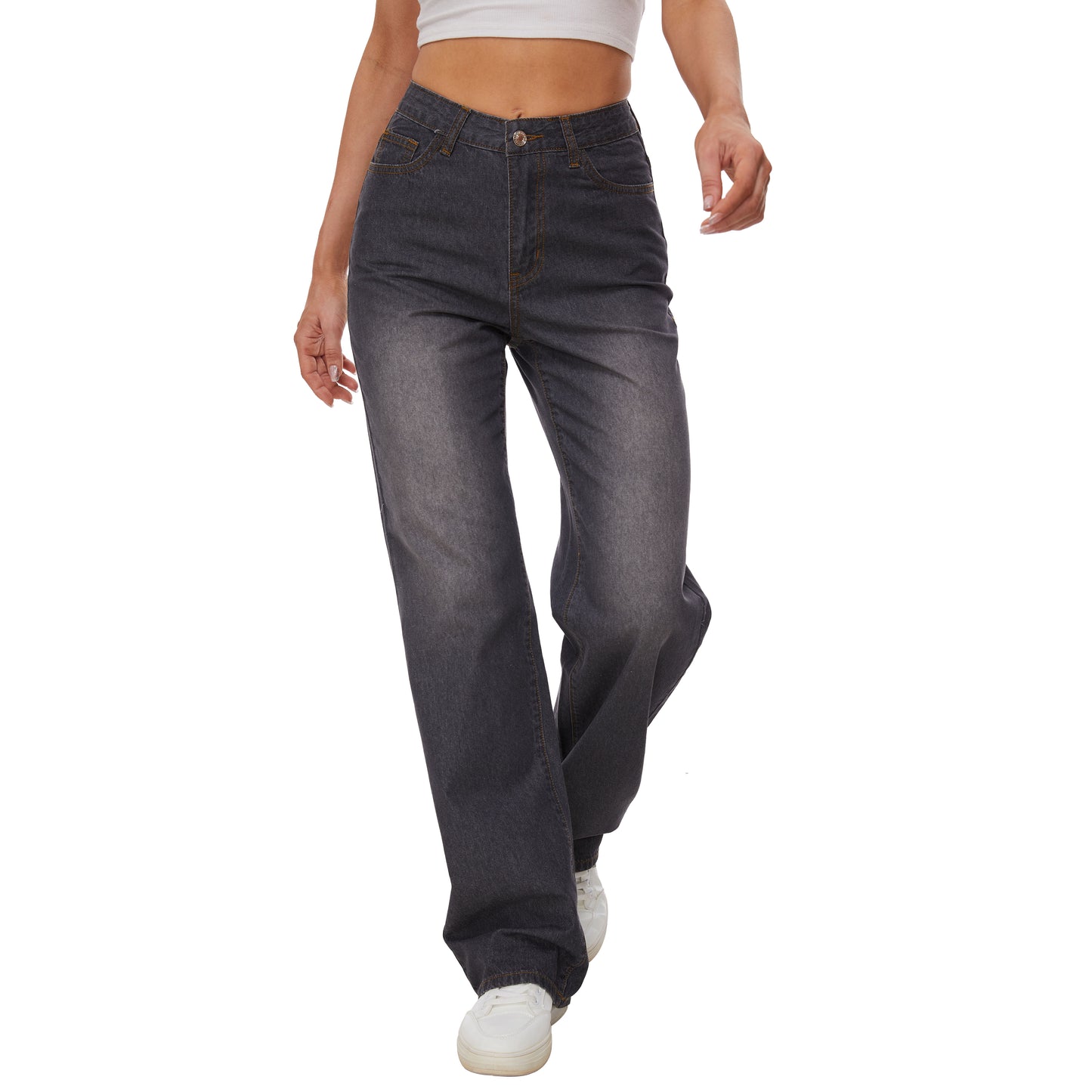 Women's Classic Jeans Baggy Lightweight Denim Pants