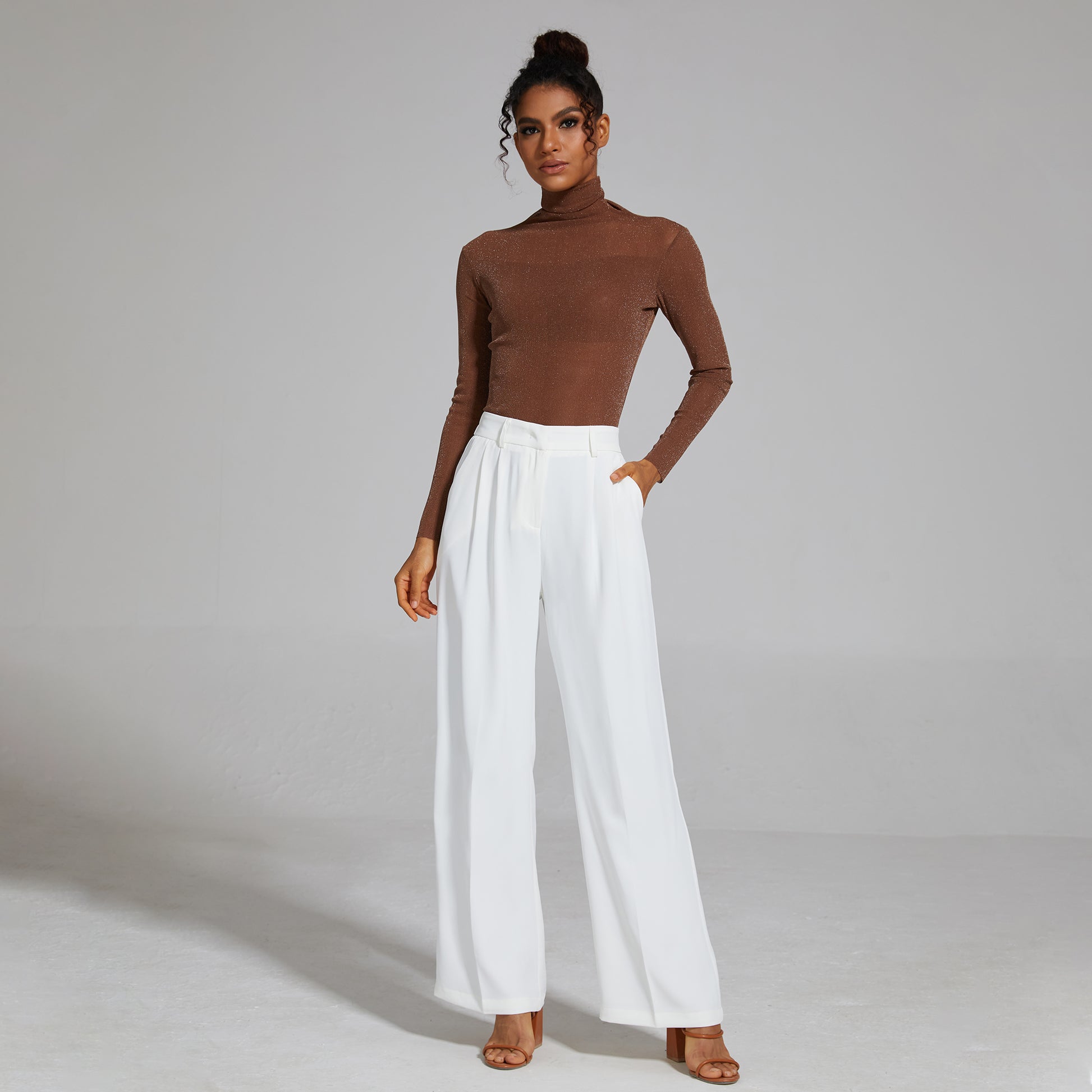 Solid Summer High Waist Wide Leg Pants – FUNYYZO