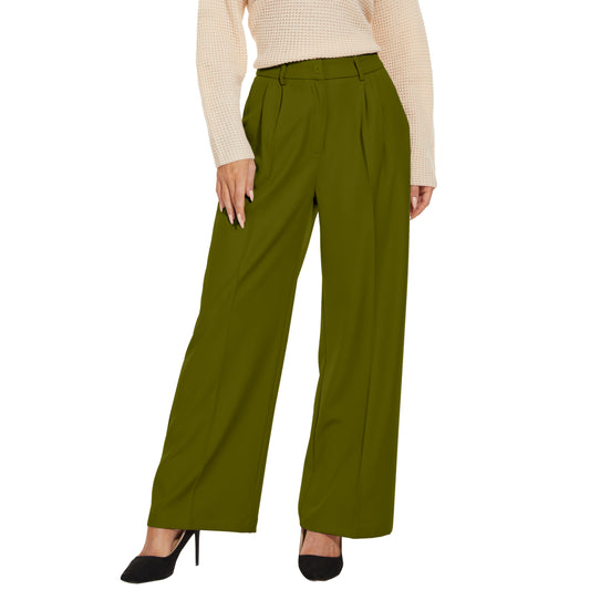 High Waist Trousers For Work Casual Thick Petite Type